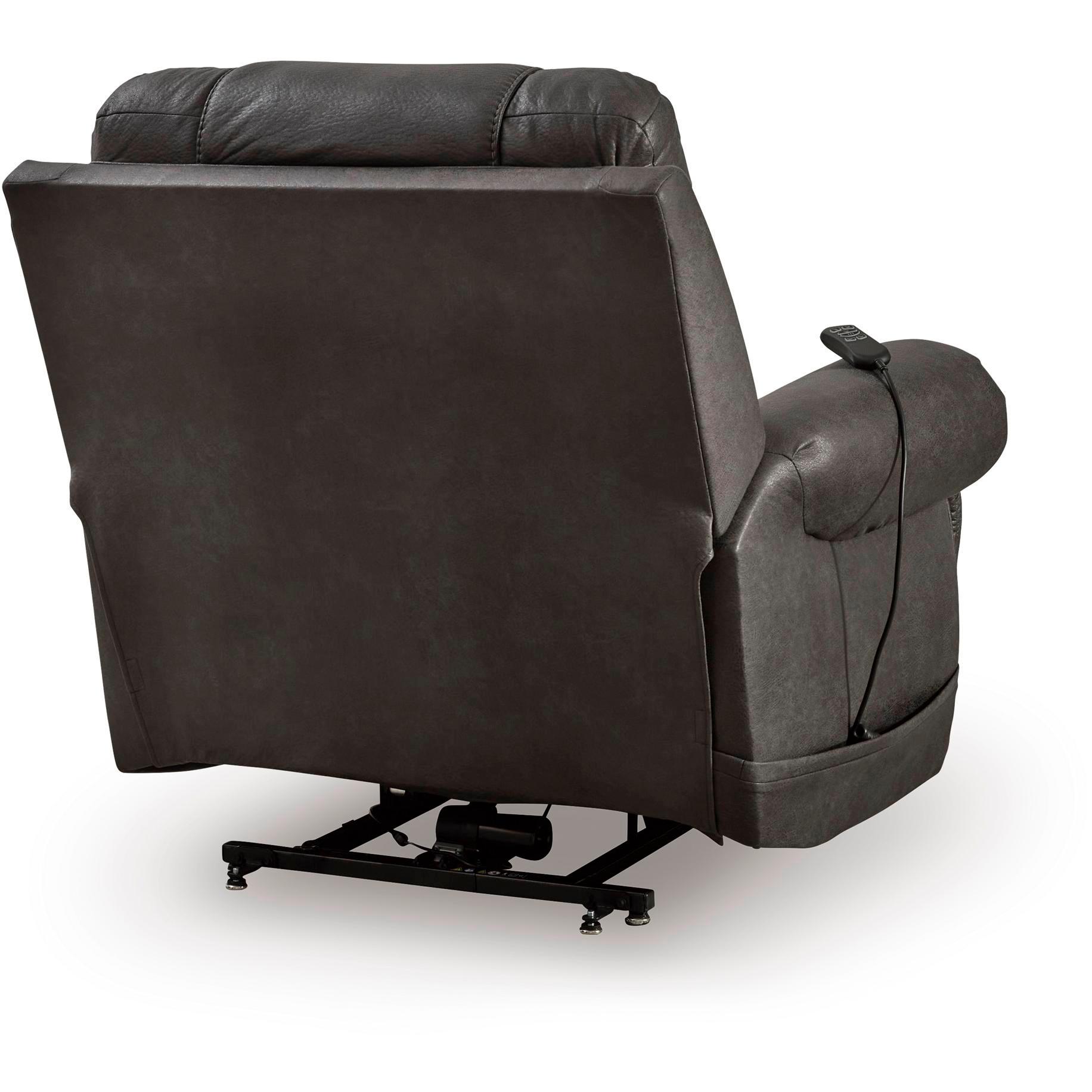 Signature Design by Ashley Revived and Restored Leather Look Lift Chair with Heat PC8240612 - American Furniture of Slidell