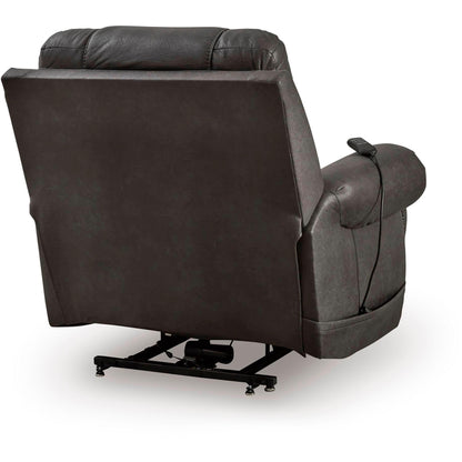 Signature Design by Ashley Revived and Restored Leather Look Lift Chair with Heat PC8240612 - American Furniture of Slidell