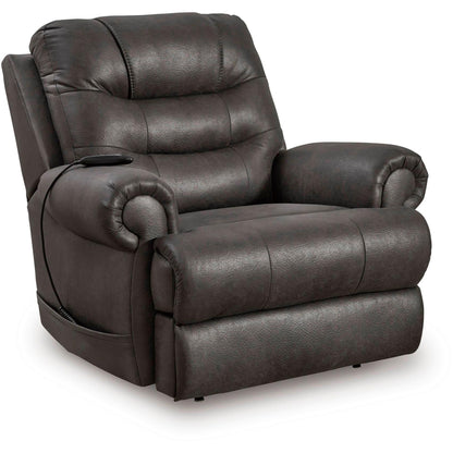 Signature Design by Ashley Revived and Restored Leather Look Lift Chair with Heat PC8240612 - American Furniture of Slidell