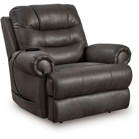 Signature Design by Ashley Revived and Restored Leather Look Lift Chair with Heat PC8240612 - American Furniture of Slidell