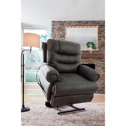 Signature Design by Ashley Revived and Restored Leather Look Lift Chair with Heat PC8240612 - American Furniture of Slidell