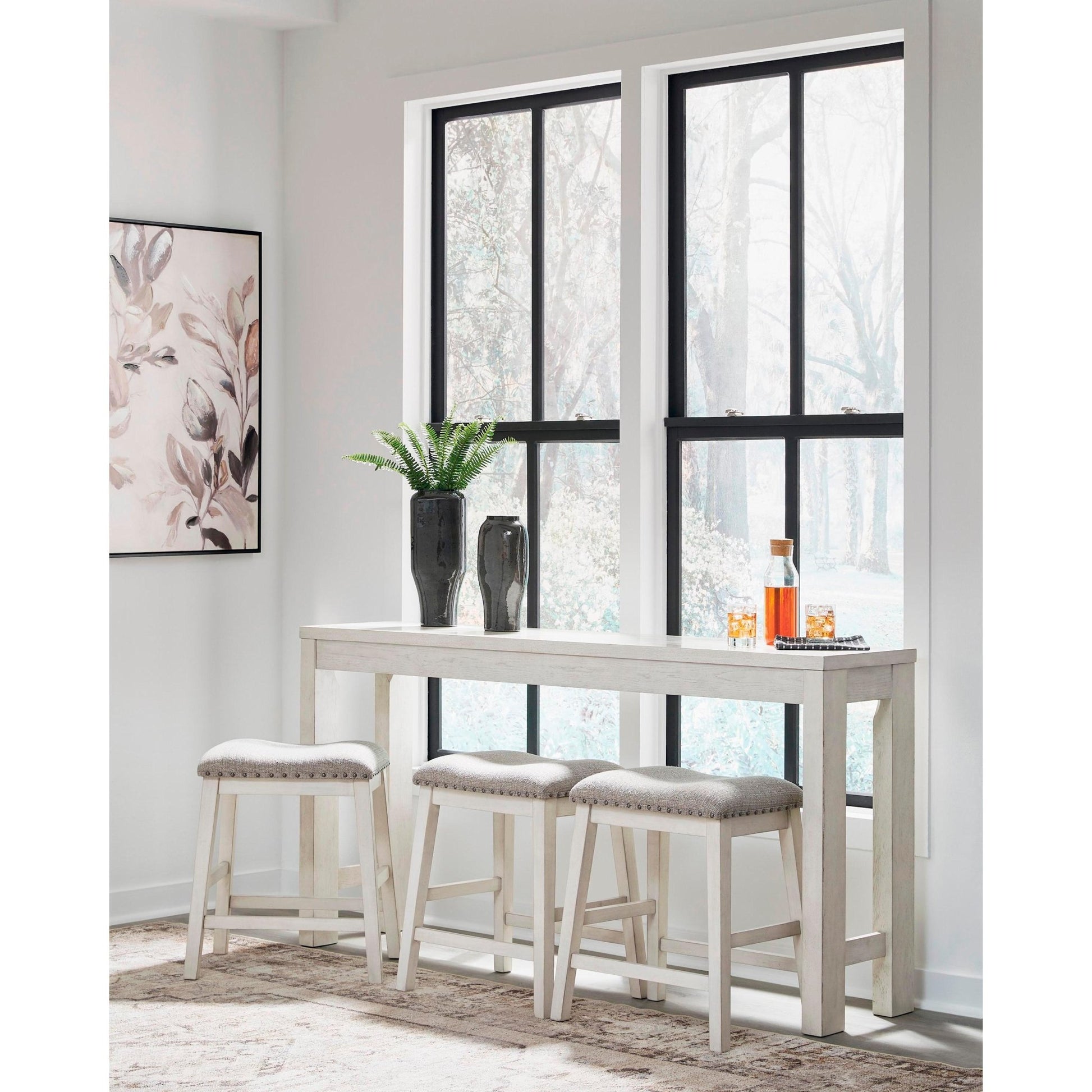 Signature Design by Ashley Robbinsdale 4 pc Counter Height Dinette D642 - 113 - American Furniture of Slidell
