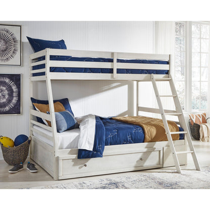 Signature Design by Ashley Robbinsdale B742B16 Twin over Full Bunk Bed with Storage - American Furniture of Slidell