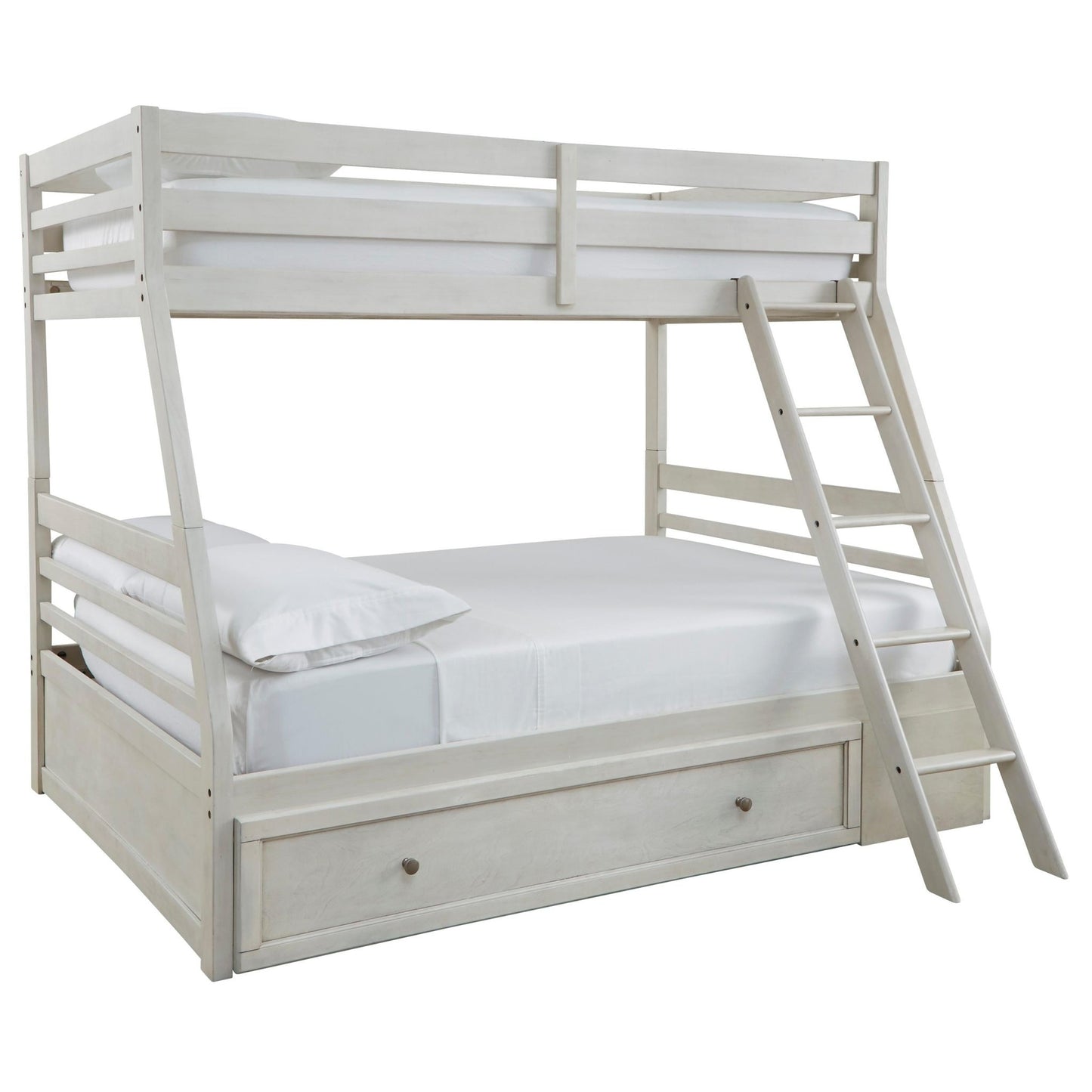 Signature Design by Ashley Robbinsdale B742B16 Twin over Full Bunk Bed with Storage - American Furniture of Slidell