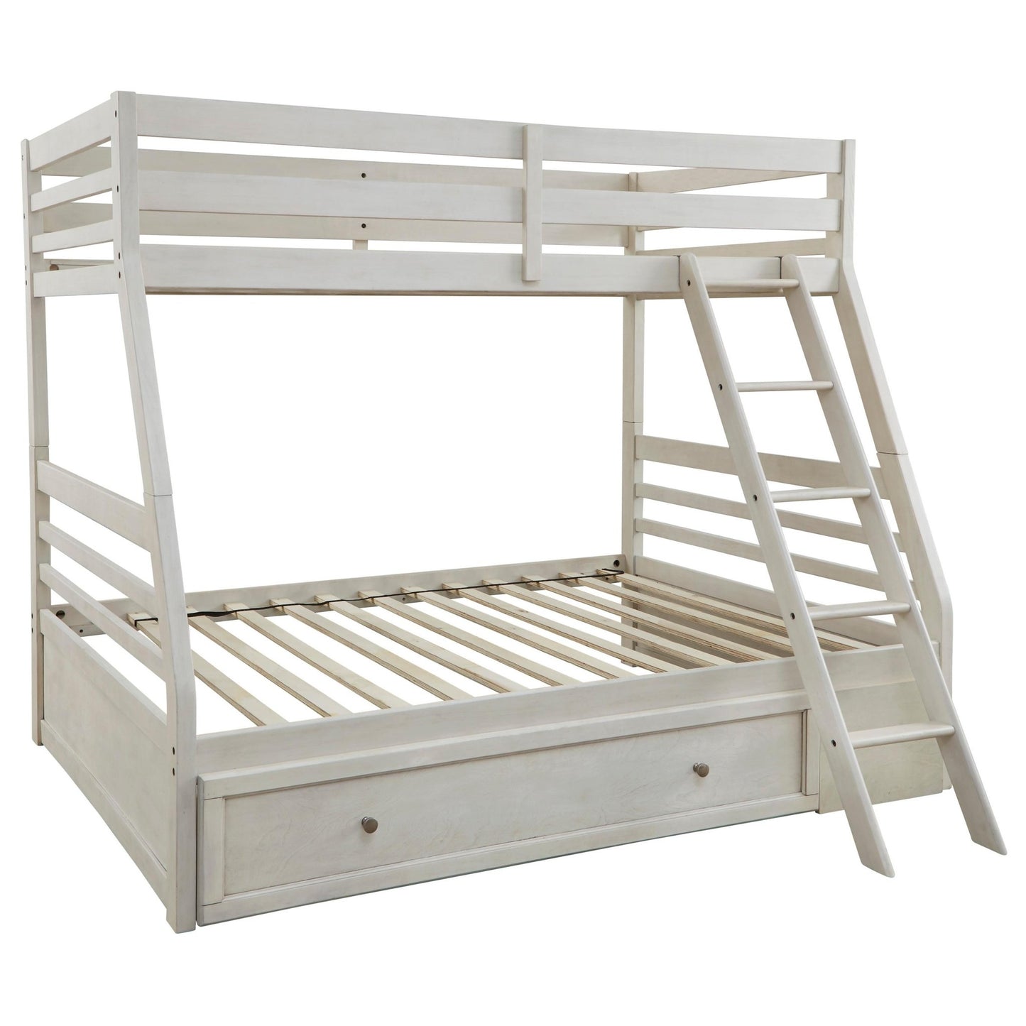 Signature Design by Ashley Robbinsdale B742B16 Twin over Full Bunk Bed with Storage - American Furniture of Slidell