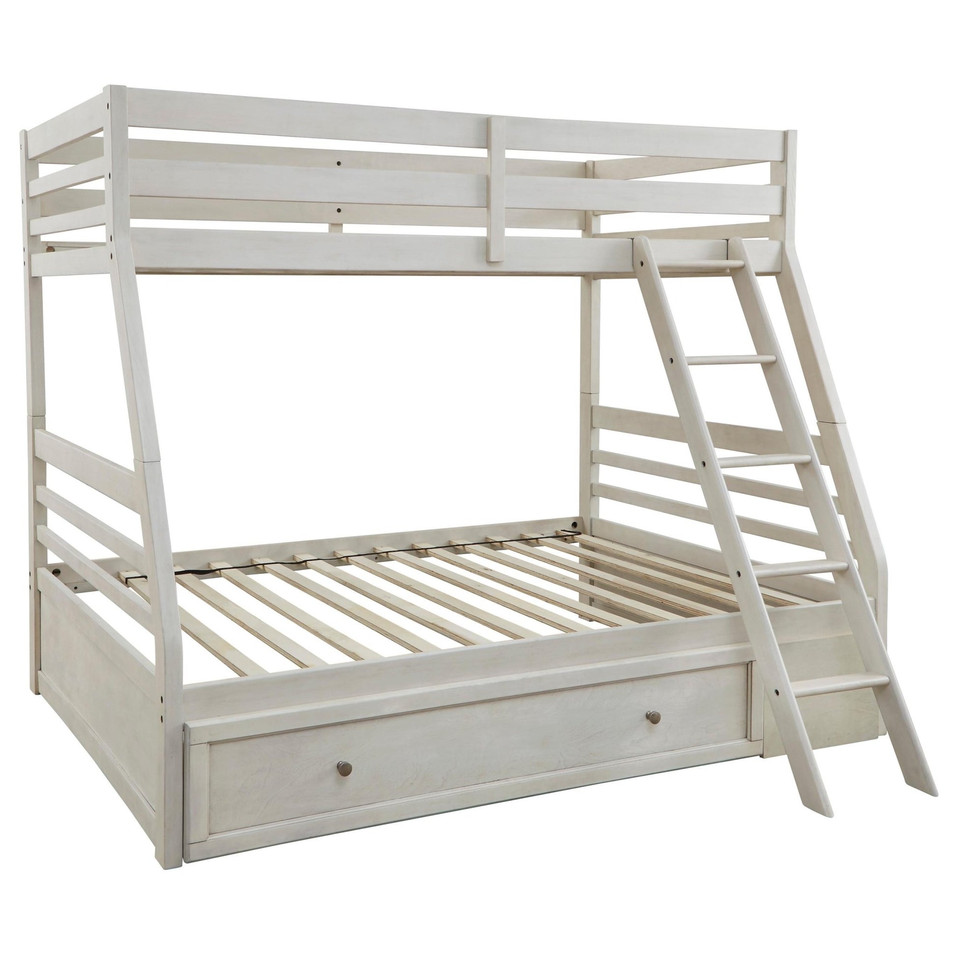 Signature Design by Ashley Robbinsdale B742B16 Twin over Full Bunk Bed with Storage - American Furniture of Slidell