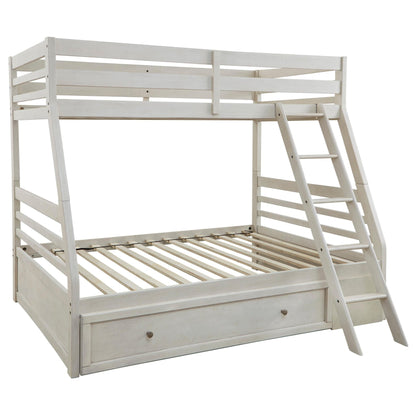 Signature Design by Ashley Robbinsdale B742B16 Twin over Full Bunk Bed with Storage - American Furniture of Slidell