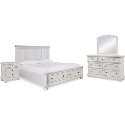Signature Design by Ashley Robbinsdale B742B28 6 pc Queen Panel Bedroom Set - American Furniture of Slidell