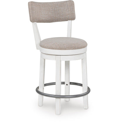 Signature Design by Ashley Robbinsdale D642 - 224 Upholstered Swivel Barstool - American Furniture of Slidell