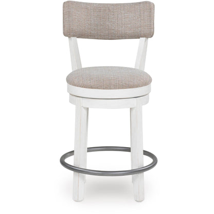 Signature Design by Ashley Robbinsdale D642 - 224 Upholstered Swivel Barstool - American Furniture of Slidell