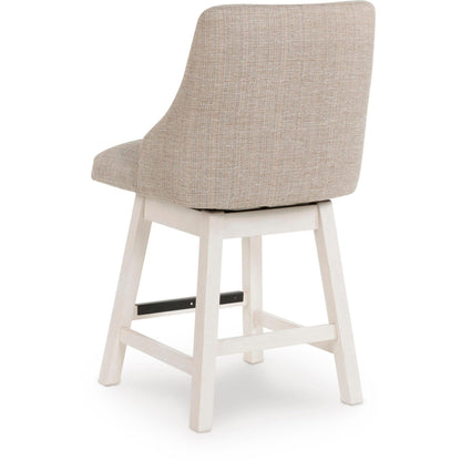 Signature Design by Ashley Robbinsdale D642 - 324 Upholstered Swivel Barstool - American Furniture of Slidell
