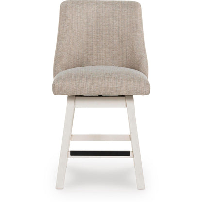 Signature Design by Ashley Robbinsdale D642 - 324 Upholstered Swivel Barstool - American Furniture of Slidell