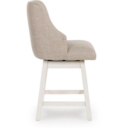 Signature Design by Ashley Robbinsdale D642 - 324 Upholstered Swivel Barstool - American Furniture of Slidell
