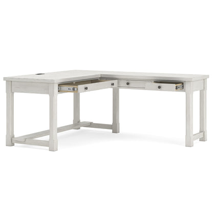 Signature Design by Ashley Robbinsdale H742H1 L - Shaped Home Office Desk - American Furniture of Slidell