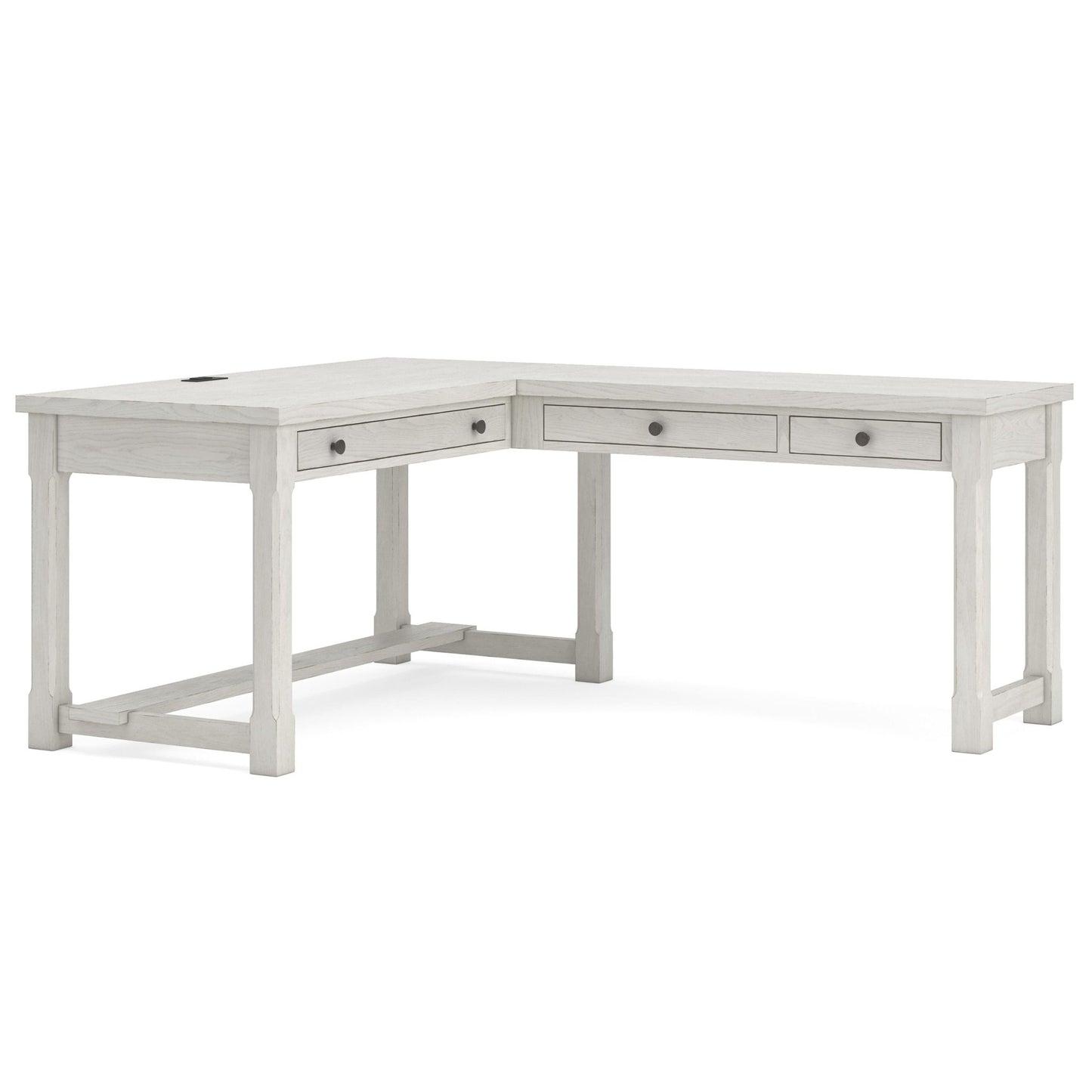Signature Design by Ashley Robbinsdale H742H1 L - Shaped Home Office Desk - American Furniture of Slidell