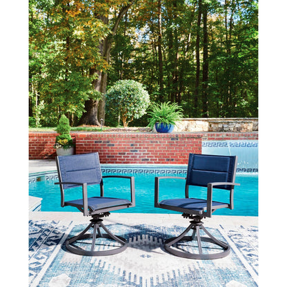 Signature Design by Ashley Rocky Creek PCP326 - 602A Sling Swivel Chair - American Furniture of Slidell