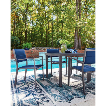 Signature Design by Ashley Rocky Creek PCP326 - 615 Square Dining Table with Umbrella Option - American Furniture of Slidell