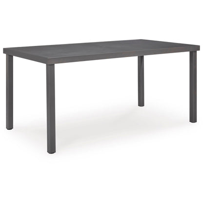Signature Design by Ashley Rocky Creek PCP326 - 615 Square Dining Table with Umbrella Option - American Furniture of Slidell