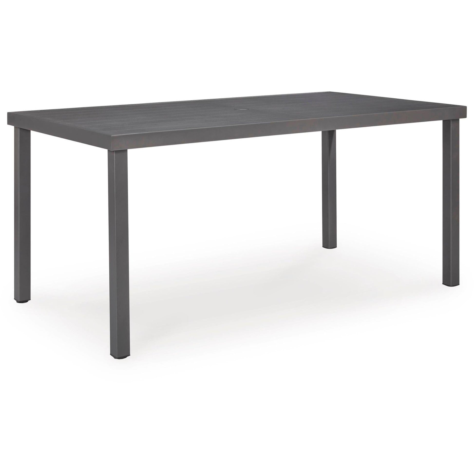 Signature Design by Ashley Rocky Creek PCP326 - 615 Square Dining Table with Umbrella Option - American Furniture of Slidell