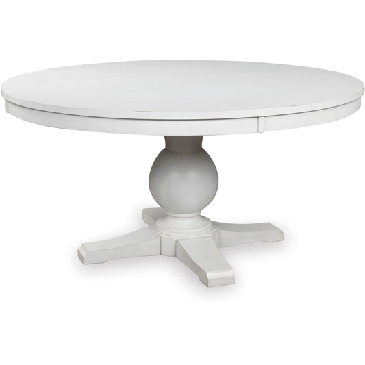 Signature Design by Ashley Round Greddinton Dining Table with Pedestal Base PCD824 - 50B/PCD824 - 50T - American Furniture of Slidell