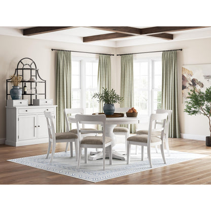 Signature Design by Ashley Round Greddinton Dining Table with Pedestal Base PCD824 - 50B/PCD824 - 50T - American Furniture of Slidell