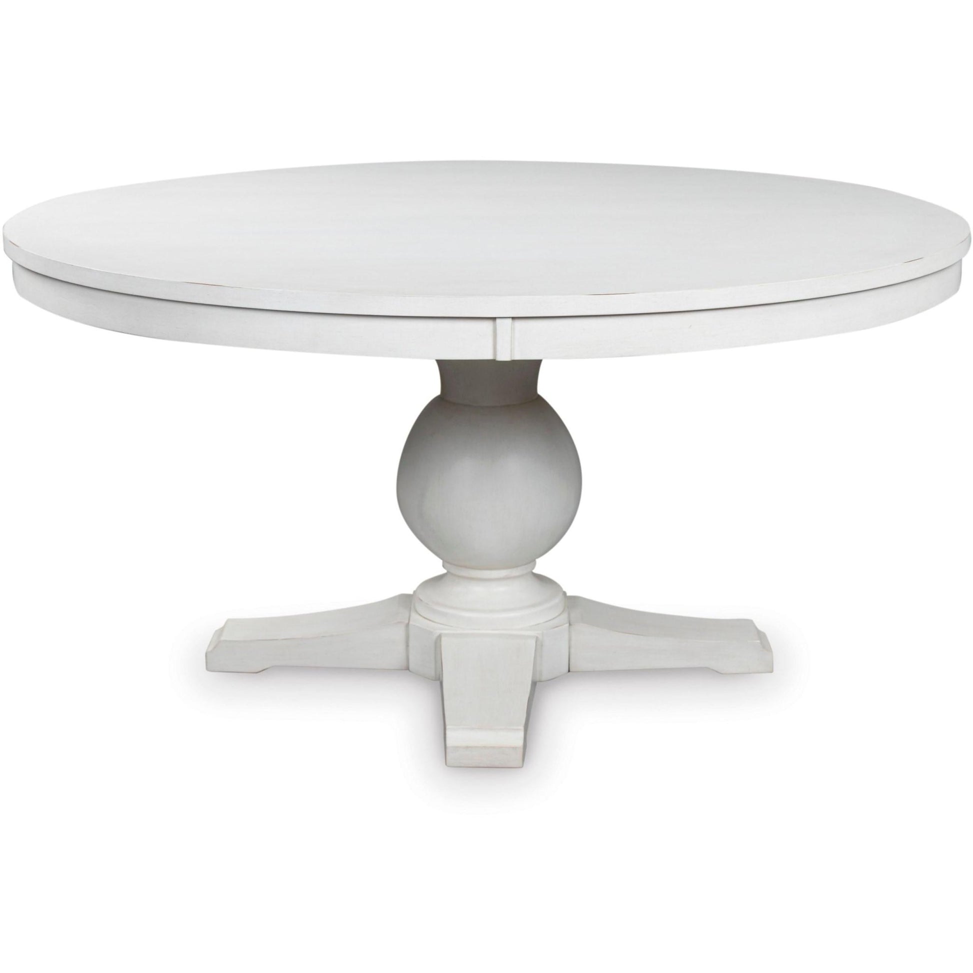 Signature Design by Ashley Round Greddinton Dining Table with Pedestal Base PCD824 - 50B/PCD824 - 50T - American Furniture of Slidell