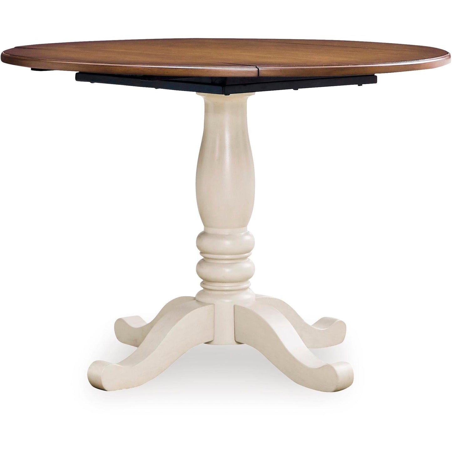 Signature Design by Ashley Round Wirloni Dining Table with Pedestal Base PCD616 - 15 - American Furniture of Slidell