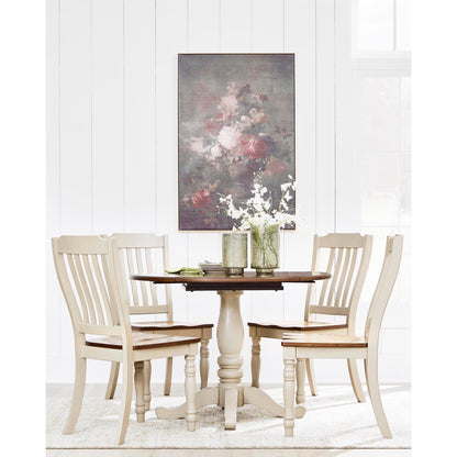 Signature Design by Ashley Round Wirloni Dining Table with Pedestal Base PCD616 - 15 - American Furniture of Slidell