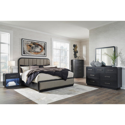 Signature Design by Ashley Rowanbeck B821 7 pc California King Panel Bedroom Set - American Furniture of Slidell