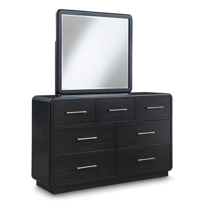 Signature Design by Ashley Rowanbeck B821B1 Dresser and Mirror - American Furniture of Slidell