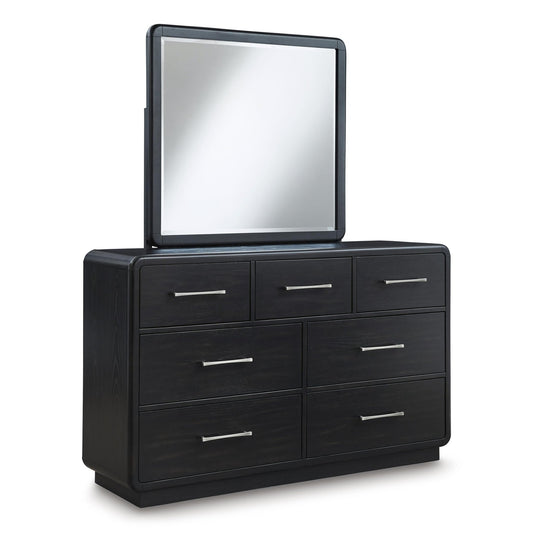 Signature Design by Ashley Rowanbeck B821B1 Dresser and Mirror - American Furniture of Slidell
