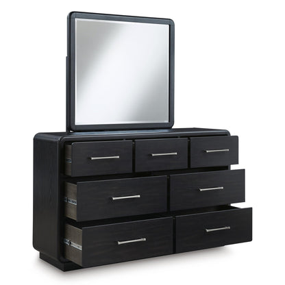 Signature Design by Ashley Rowanbeck B821B1 Dresser and Mirror - American Furniture of Slidell