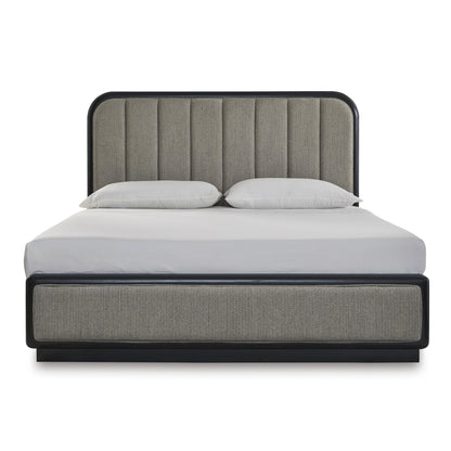 Signature Design by Ashley Rowanbeck B821B5 California King Upholstered Panel Bed - American Furniture of Slidell