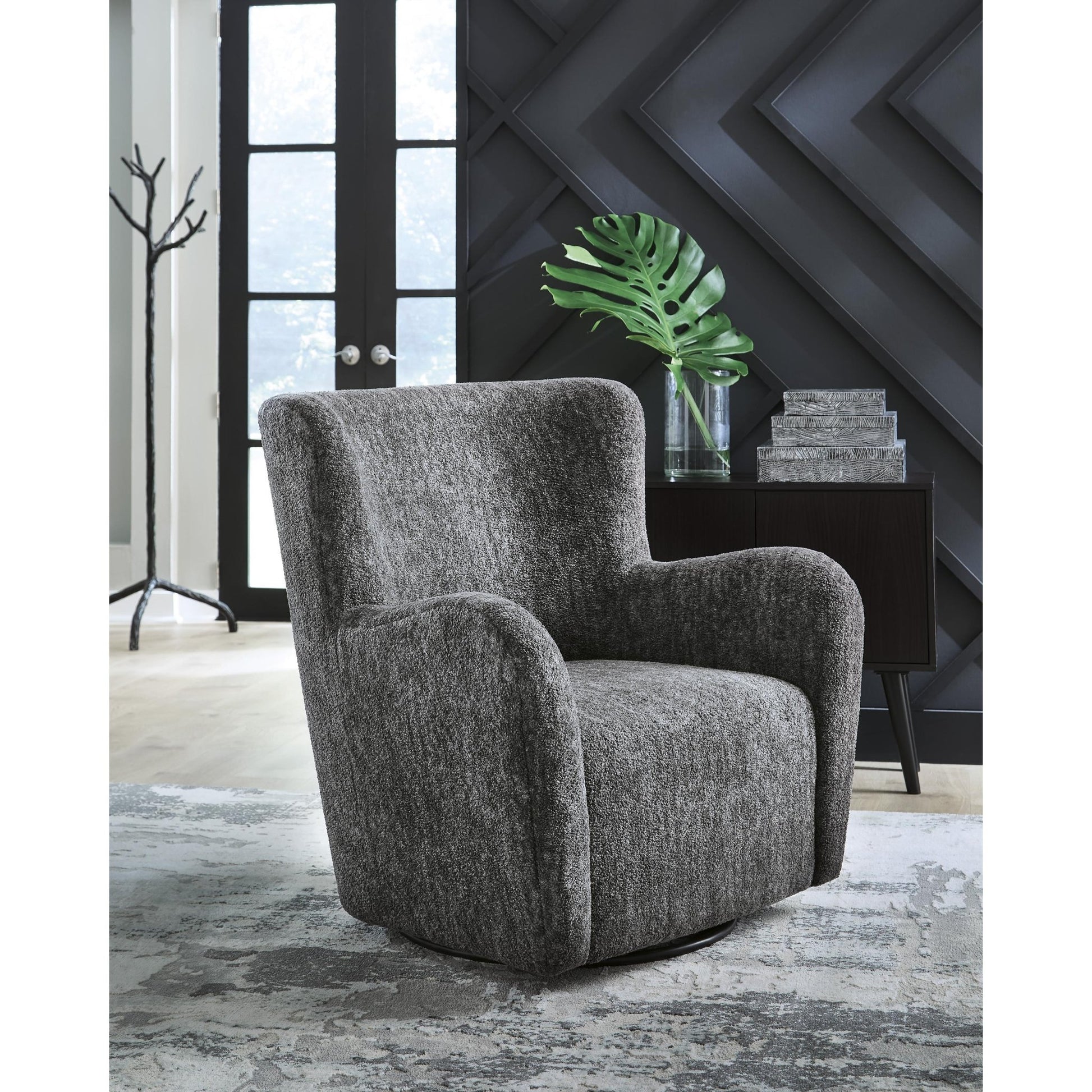 Signature Design by Ashley Rowenburg Swivel Glider Accent Chair A3000796 - American Furniture of Slidell