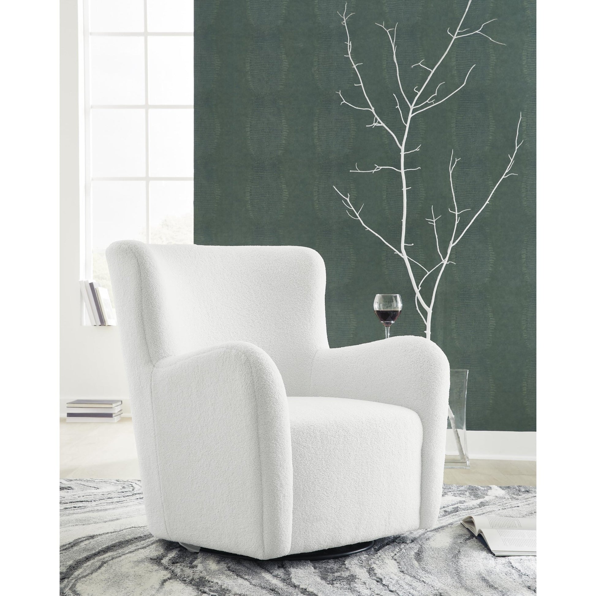 Signature Design by Ashley Rowenburg Swivel Glider Accent Chair A3000797 - American Furniture of Slidell