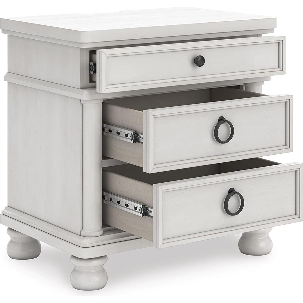 Signature Design by Ashley Rowlenstown PCB823 - 93 Three Drawer Night Stand - American Furniture of Slidell