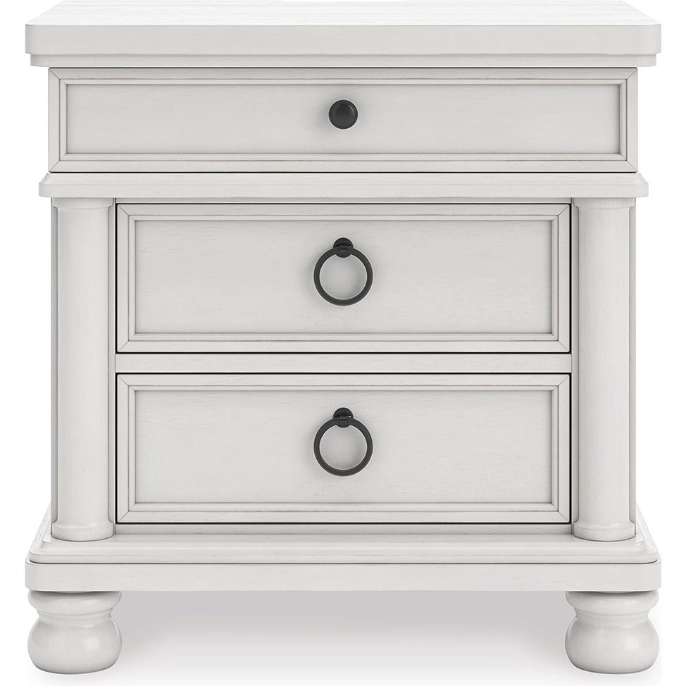 Signature Design by Ashley Rowlenstown PCB823 - 93 Three Drawer Night Stand - American Furniture of Slidell