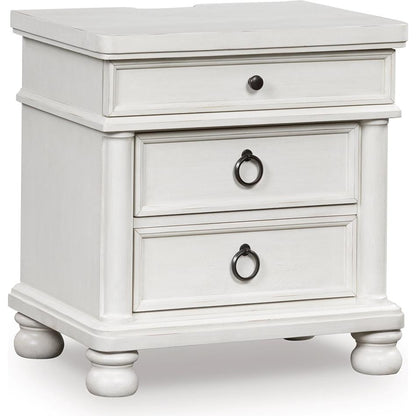 Signature Design by Ashley Rowlenstown PCB823 - 93 Three Drawer Night Stand - American Furniture of Slidell