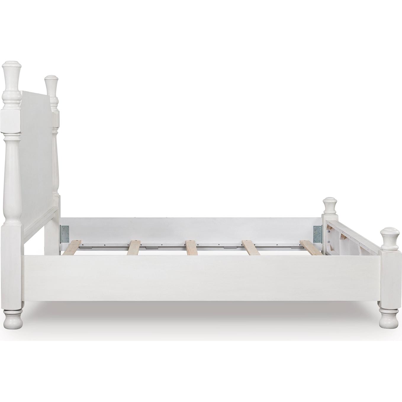 Signature Design by Ashley Rowlenstown PCB823B4 King Poster Bed - American Furniture of Slidell