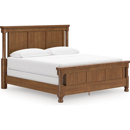 Signature Design by Ashley Rowlenstown PCB824 8 pc King Poster Bedroom Set - American Furniture of Slidell