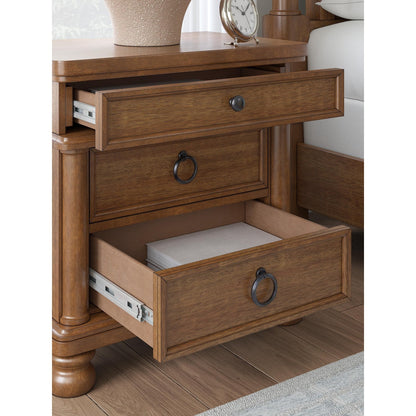 Signature Design by Ashley Rowlenstown PCB824 - 93 Three Drawer Night Stand - American Furniture of Slidell