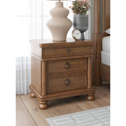 Signature Design by Ashley Rowlenstown PCB824 - 93 Three Drawer Night Stand - American Furniture of Slidell