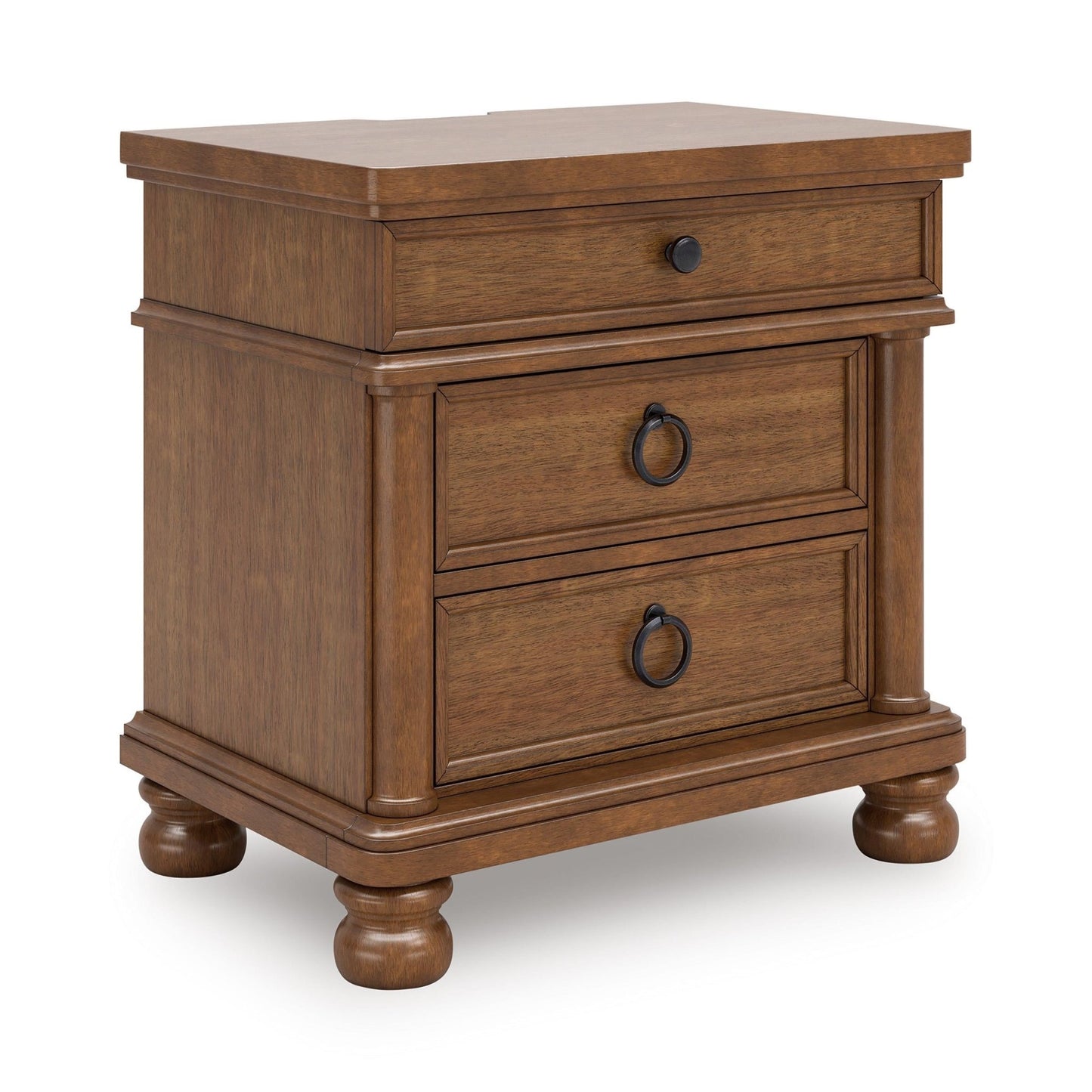 Signature Design by Ashley Rowlenstown PCB824 - 93 Three Drawer Night Stand - American Furniture of Slidell