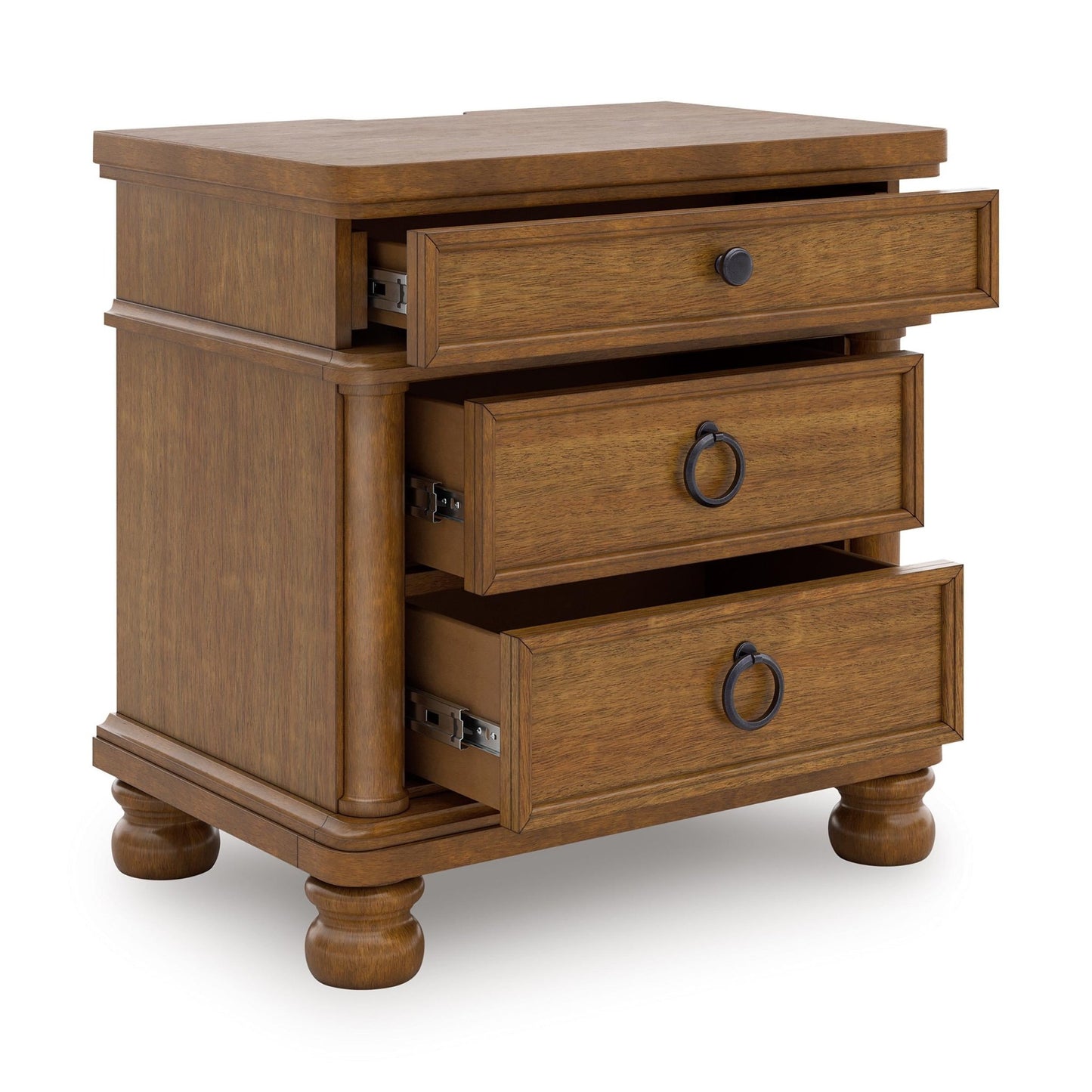 Signature Design by Ashley Rowlenstown PCB824 - 93 Three Drawer Night Stand - American Furniture of Slidell