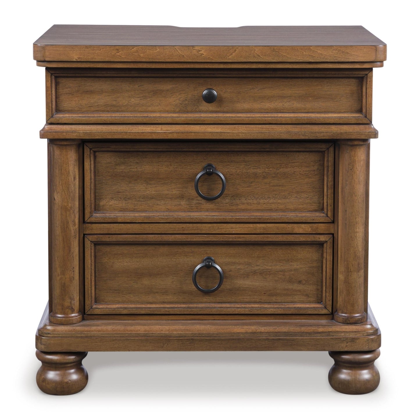 Signature Design by Ashley Rowlenstown PCB824 - 93 Three Drawer Night Stand - American Furniture of Slidell