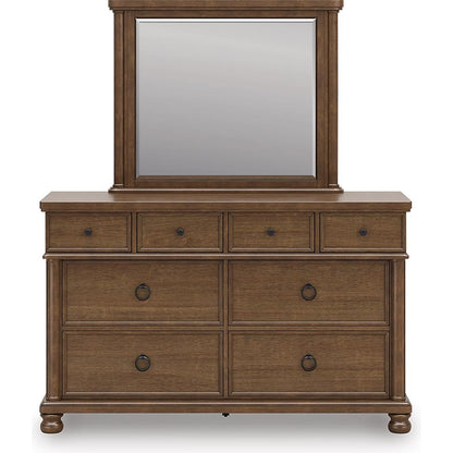 Signature Design by Ashley Rowlenstown PCB824B1 Dresser and Mirror - American Furniture of Slidell