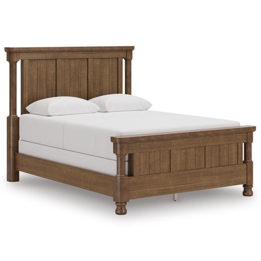 Signature Design by Ashley Rowlenstown PCB824B2 Queen Poster Bed - American Furniture of Slidell