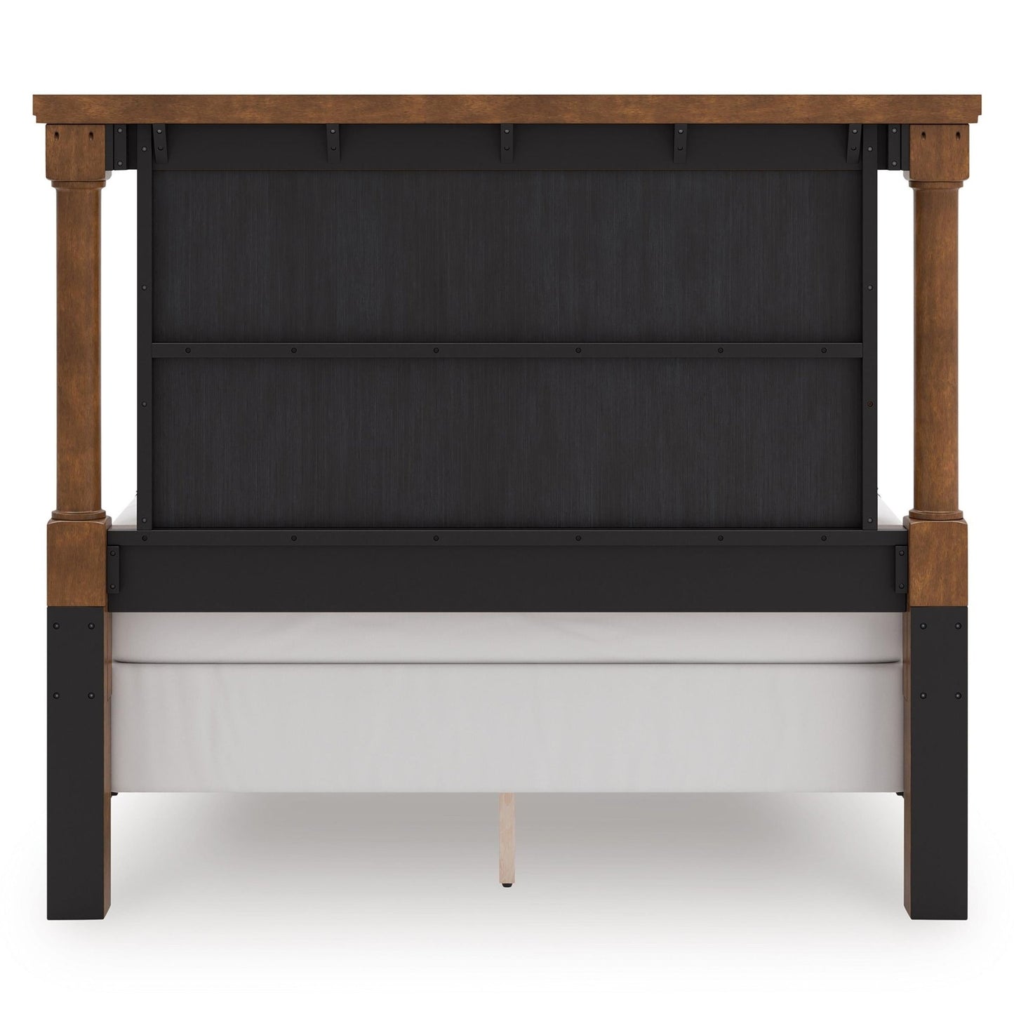 Signature Design by Ashley Rowlenstown PCB824B2 Queen Poster Bed - American Furniture of Slidell