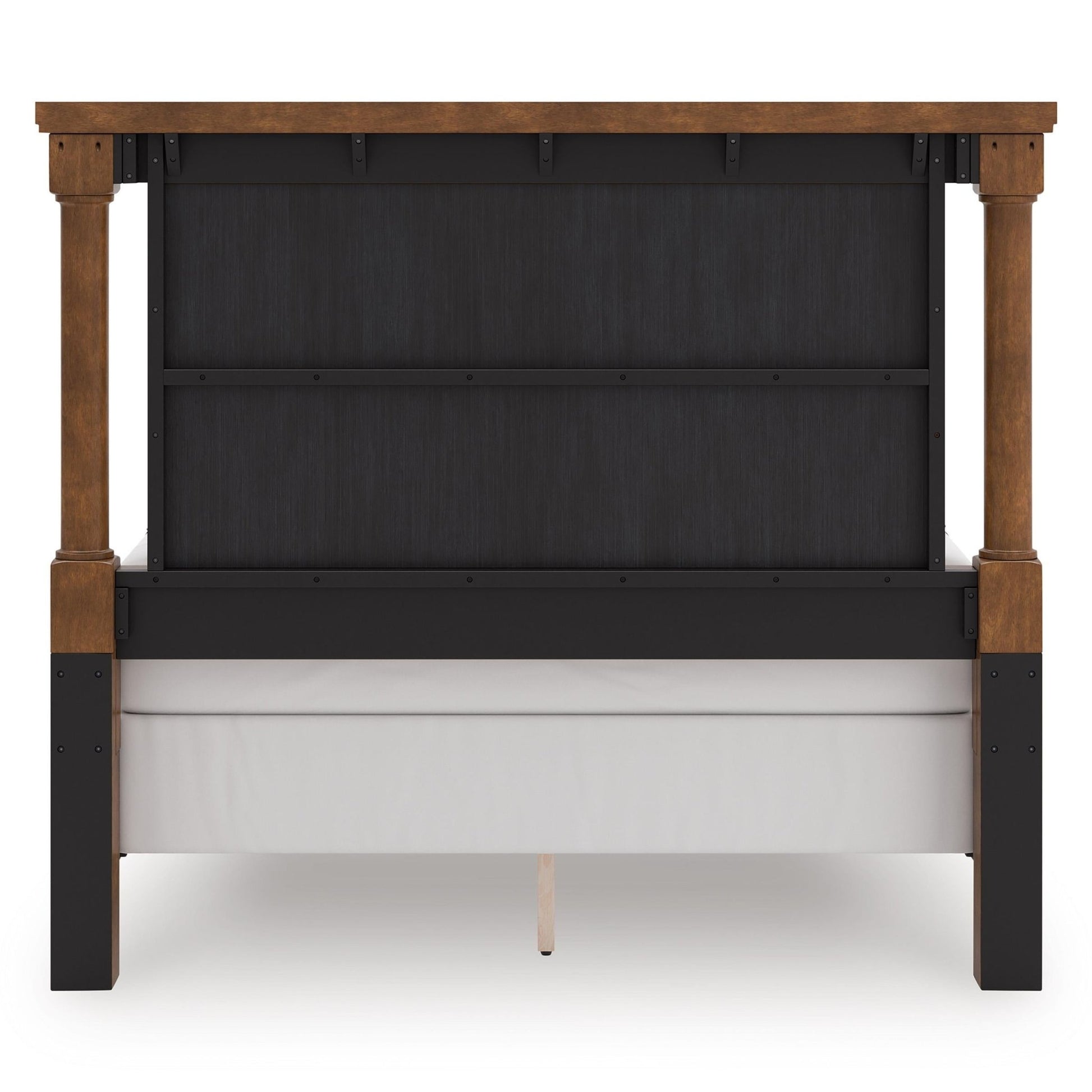 Signature Design by Ashley Rowlenstown PCB824B2 Queen Poster Bed - American Furniture of Slidell