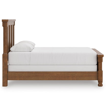 Signature Design by Ashley Rowlenstown PCB824B2 Queen Poster Bed - American Furniture of Slidell
